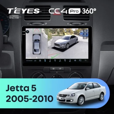Штатная магнитола Teyes CC4 Pro 360 8/128 Volkswagen Jetta 5 (2005-2010) F2