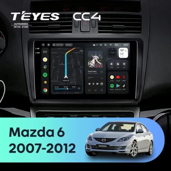 Штатная магнитола Teyes CC4 8/128 Mazda 6 2 GH (2007-2012)