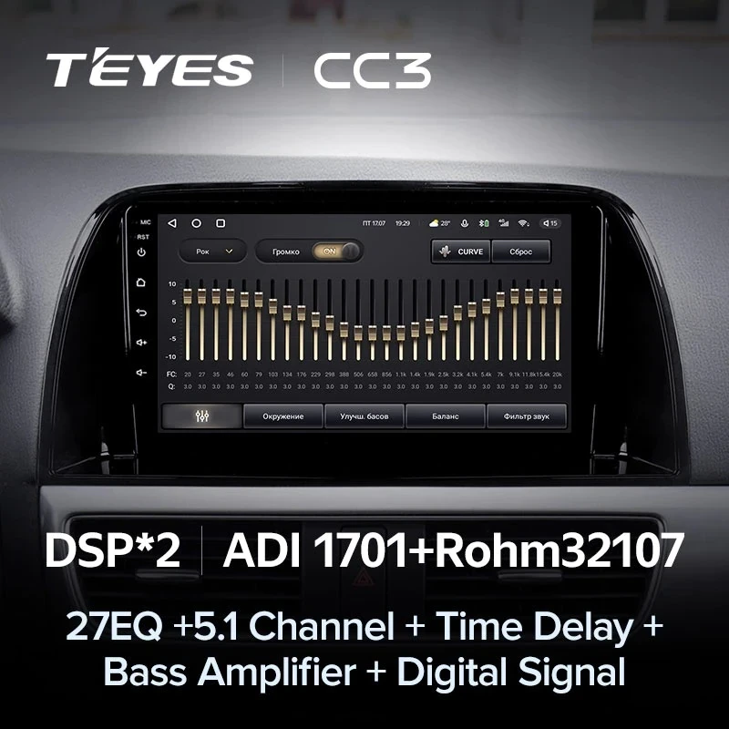 Штатная магнитола Teyes CC3 4/32 Mazda CX-5 (2012-2015) Тип-C
