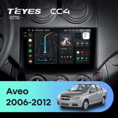 Штатная магнитола Teyes CC4 8/128 Chevrolet Aveo T250 (2006-2012)