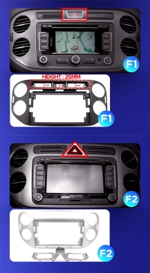 Штатная магнитола Teyes CC3 2K 4/32 Volkswagen Tiguan 1 NF (2006-2016) F2 (13")