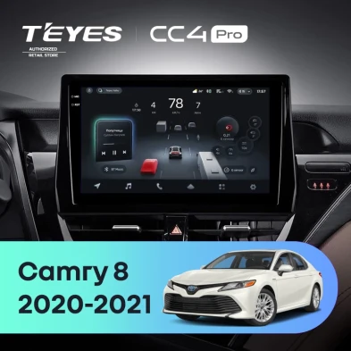 Штатная магнитола Teyes CC4 Pro 8/128 Toyota Camry 8 XV 70 (2020-2021)