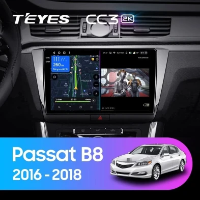 Штатная магнитола Teyes CC3 2K 360 6/128 Volkswagen Passat B8 (2016-2018)