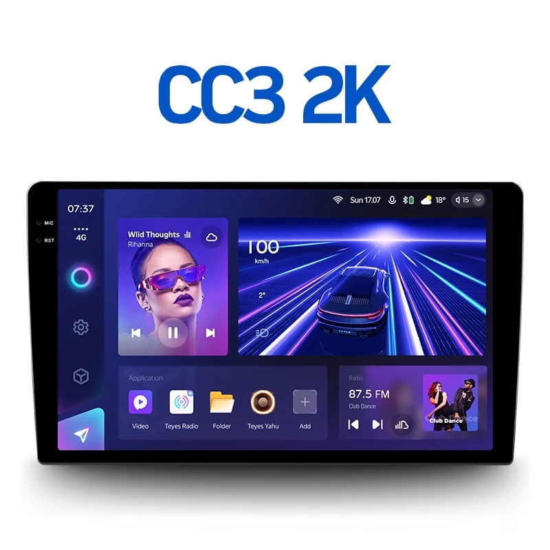 Магнитола Teyes CC3 2K 4/64 (9 дюймов)