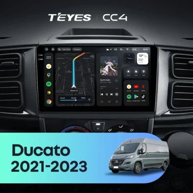 Штатная магнитола Teyes CC4 8/128 Fiat Ducato Van L3H2 (2021-2023)