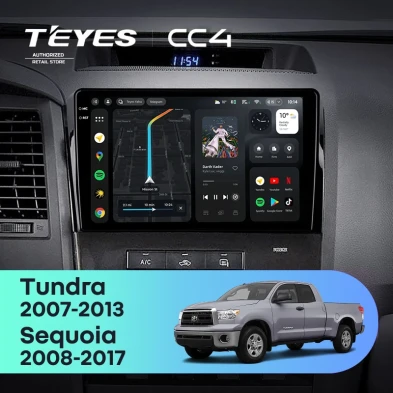 Штатная магнитола Teyes CC4 6/64 Toyota Tundra XK50 (2007-2013)