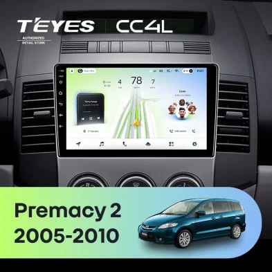 Штатная магнитола Teyes CC4L 6/64 Mazda Premacy 2 (2005-2010)