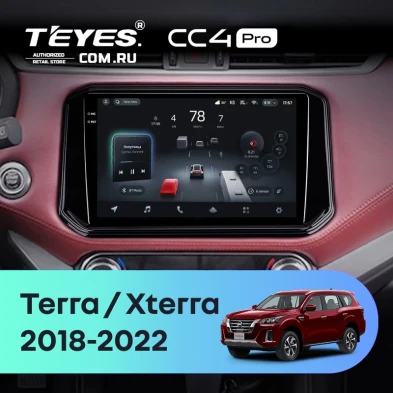 Штатная магнитола Teyes CC4 Pro 12/256 Nissan X-Terra (2018-2022)