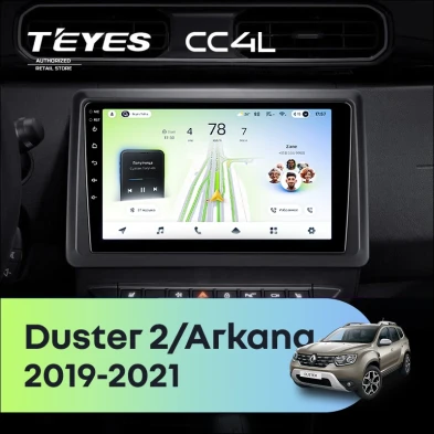 Штатная магнитола Teyes CC4L 6/64 Renault Duster HM 2 (2020-2021) F2