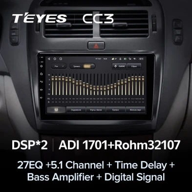 Штатная магнитола Teyes CC3 4/32 Lexus LS430 XF30 (2000-2006) F1