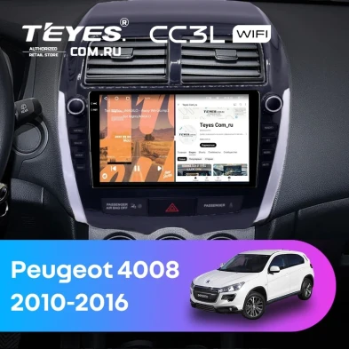Штатная магнитола Teyes CC3L WiFi 2/32 Peugeot 4008 (2010-2016) Тип-B (9")