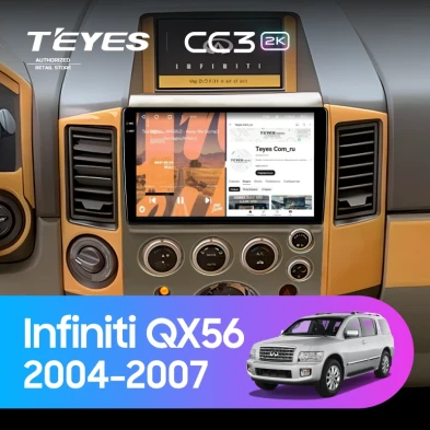 Штатная магнитола Teyes CC3 2K 360 6/128 Infiniti QX56 (2004-2007)
