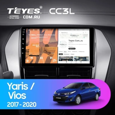 Штатная магнитола Teyes CC3L 4/64 Toyota Yaris (2017-2020) F1
