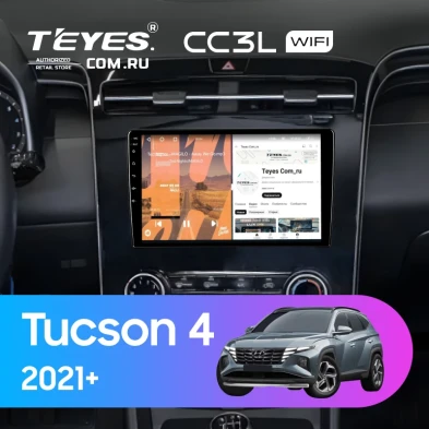 Штатная магнитола Teyes CC3L WiFi 2/32 Hyundai Tucson 4 (2021-2025) (кондиционер)