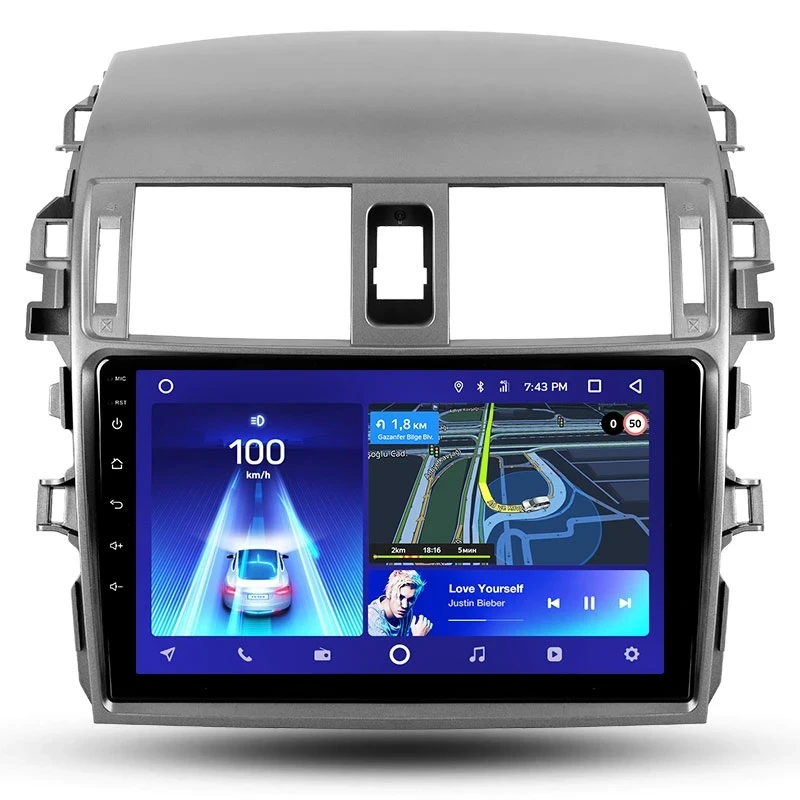 Переходная рамка Toyota Corolla 10 E140 E150 (2006-2013) Тип-A (9")