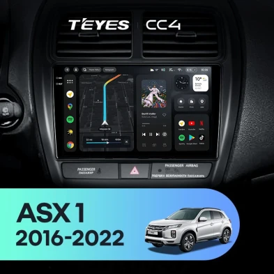 Штатная магнитола Teyes CC4 6/64 Mitsubishi ASX (2016-2026) Тип-A