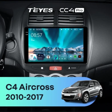 Штатная магнитола Teyes CC4 Pro 8/128 Citroen C4 Aircross (2010-2017) Тип-B