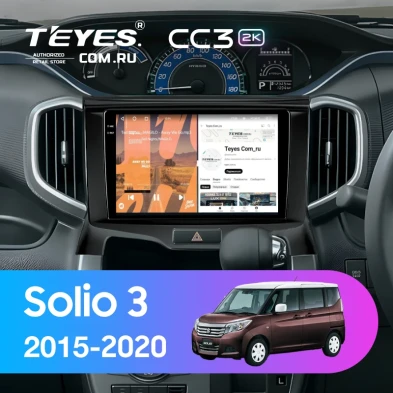 Штатная магнитола Teyes CC3 2K 6/128 Suzuki Solio 3 (2015-2020)