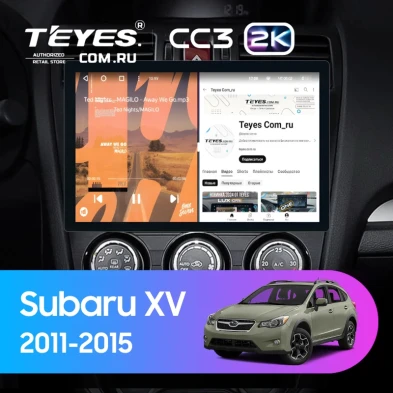Штатная магнитола Teyes CC3 2K 4/64 Subaru XV (2011-2015) Тип-A (11")