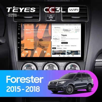 Штатная магнитола Teyes CC3L WiFi 2/32 Subaru Forester SJ (2015-2018)