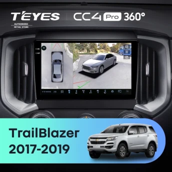 Штатная магнитола Teyes CC4 Pro 360 8/128 Chevrolet TrailBlazer (2017-2019)