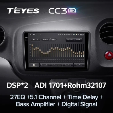 Штатная магнитола Teyes CC3 2K 360 6/128 Honda Mobilio 2 Amaze (2013-2020)