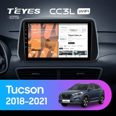 Штатная магнитола Teyes CC3L WiFi 2/32 Hyundai Tucson (2018-2021)