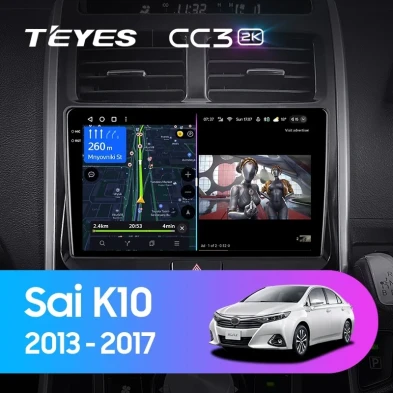Штатная магнитола Teyes CC3 2K 360 6/128 Toyota Sai K10 (2013-2017)