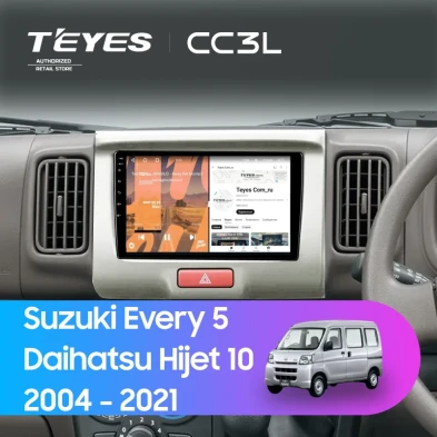 Штатная магнитола Teyes CC3L 4/64 Daihatsu Hijet 10 (2004-2021)