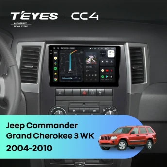 Штатная магнитола Teyes CC4 8/128 Jeep Commander (2005-2010)