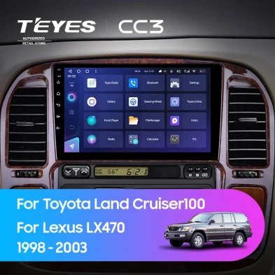 Штатная магнитола Teyes CC3 4/32 Lexus LX470 (1998-2003) F1