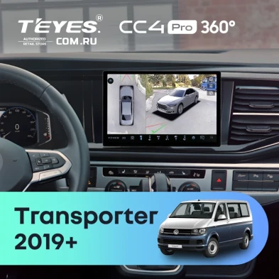 Штатная магнитола Teyes CC4 Pro 360 12/256 Volkswagen Transporter (T6) 2019+ (11")