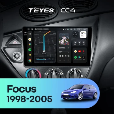 Штатная магнитола Teyes CC4 6/64 Ford Focus 1 (1998-2005)