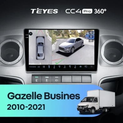 Штатная магнитола Teyes CC4 Pro 360 12/256 для GAZ Gazelle Busines (2010-2021) F2
