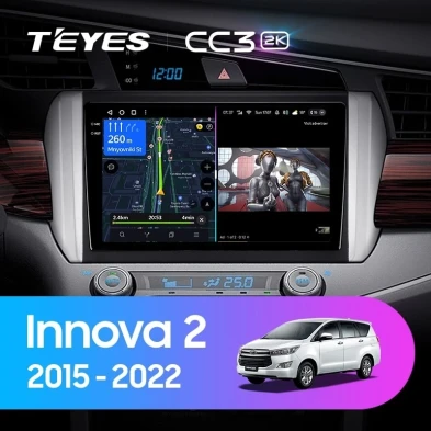 Штатная магнитола Teyes CC3 2K 4/32 Toyota Innova 2 (2015-2022)