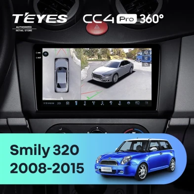 Штатная магнитола Teyes CC4 Pro 360 8/128 Lifan Smily 320 (2008-2015)