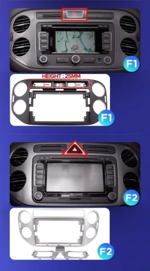 Штатная магнитола Teyes CC3 2K 4/32 Volkswagen Tiguan 1 NF (2006-2017) F2
