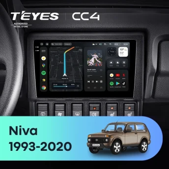 Штатная магнитола Teyes CC4 8/128 LADA Niva (1993-2020)