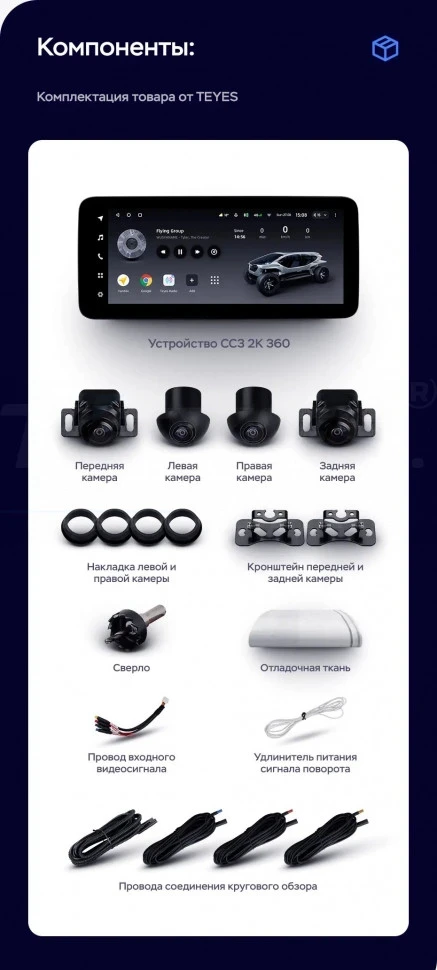 Штатная магнитола Teyes LUX ONE 360 6/128 Audi A4 B8 (2007-2015) Тип-B