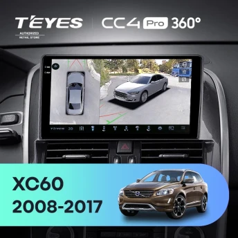 Штатная магнитола Teyes CC4 Pro 360 8/128 Volvo XC60 I 1 (2013-2017) Тип-B