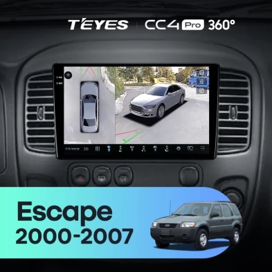 Штатная магнитола Teyes CC4 Pro 360 12/256 Ford Escape (2000-2007)