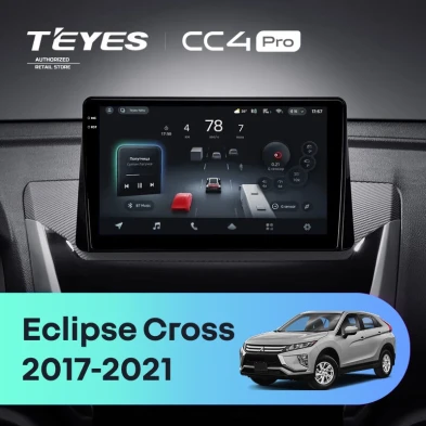 Штатная магнитола Teyes CC4 Pro 12/256 Mitsubishi Eclipse Cross (2017-2021) F2