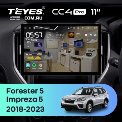 Штатная магнитола Teyes CC4 Pro 8/128 Subaru Impreza 5 (2018-2023) (11")
