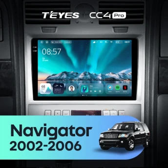 Штатная магнитола Teyes CC4 Pro 8/128 Lincoln Navigator (2002-2006)