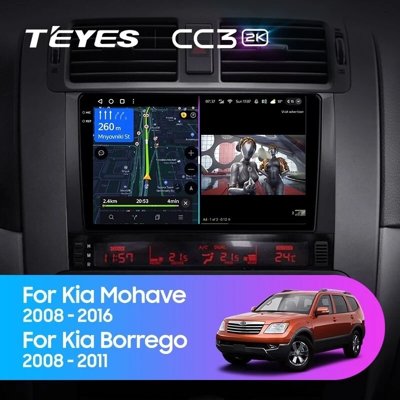 Штатная магнитола Teyes CC3 2K 4/64 Kia Mohave (2008-2016)