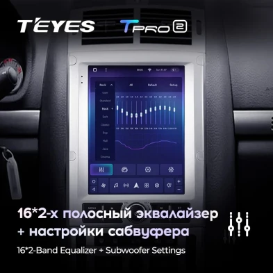 Штатная магнитола Tesla style Teyes TPRO 2 4/64 Peugeot 407 1(2004-2011)